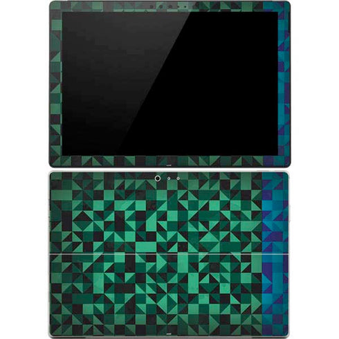 Black & Green Surface Pro 4 Skin